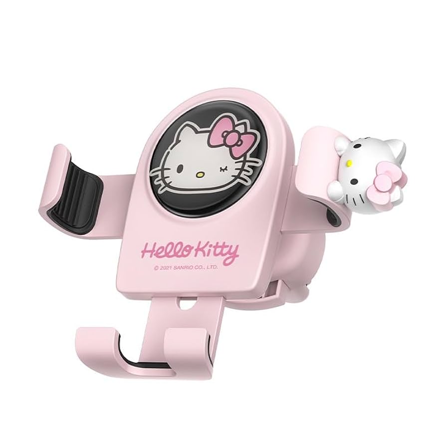 キティちゃん　スマホスタンド 発色がすごい、、キティちゃんたちのスマホスタンドが便利すぎる
